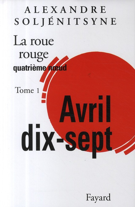 La Roue rouge/41/Avril dix-sept
