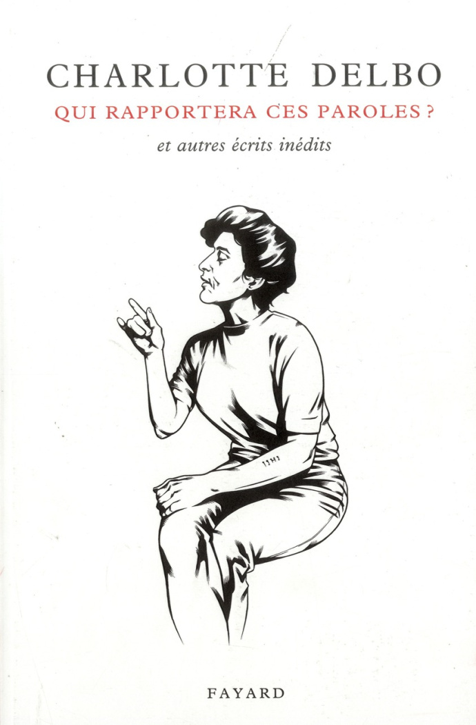 Qui rapportera ces paroles ? Et autres écrits inédits