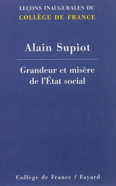 Grandeur et misère de l'Etat social
