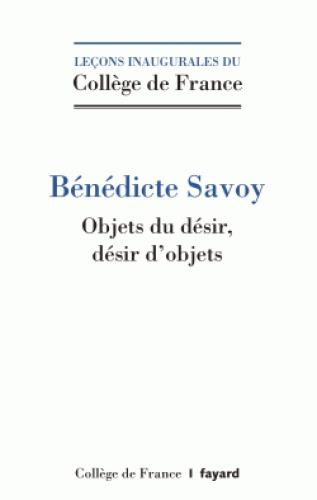 Objets du désir, désir d'objets