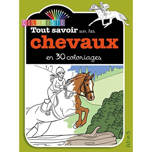 Colorie les chevaux