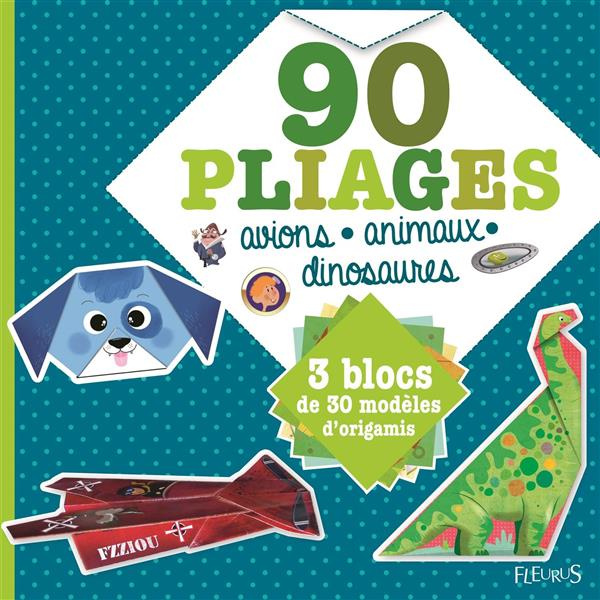 90 pliages avions, animaux, dinosaures