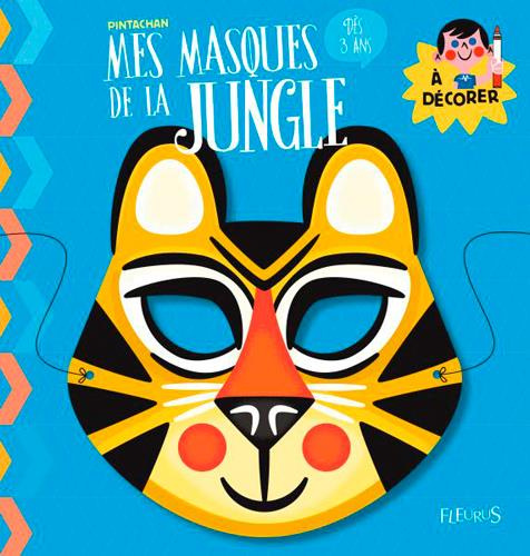 Mes masques de la jungle à décorer