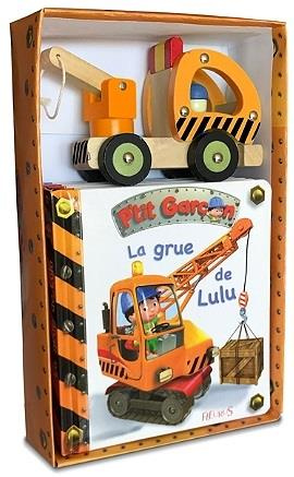 La grue de Lulu. Avec une grue en bois