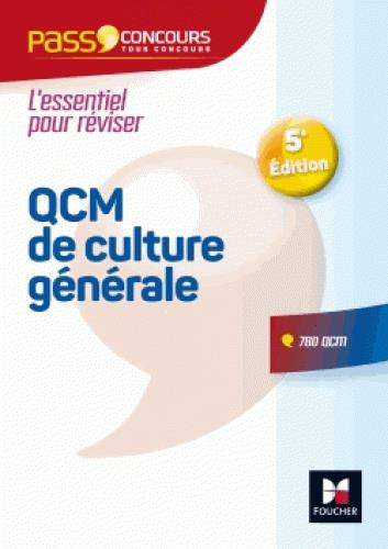 QCM de culture générale. 5e édition