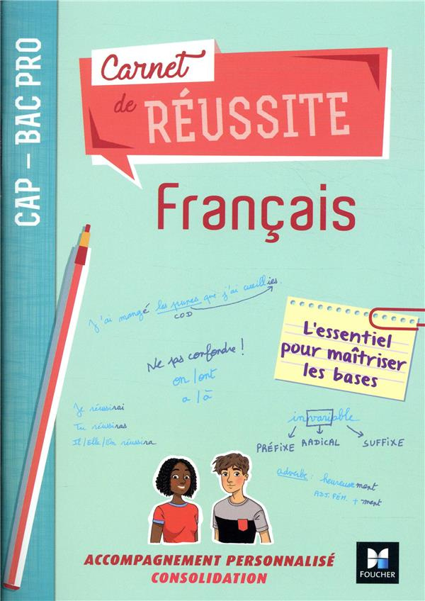 Français CAP-Bac Pro Carnet de réussite. Edition 2019