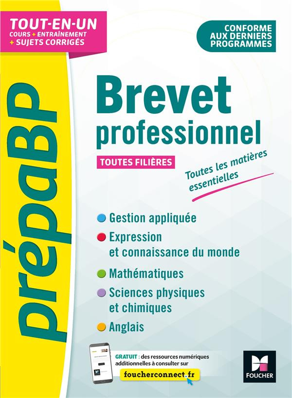 Brevet professionnel. Tout-en-un