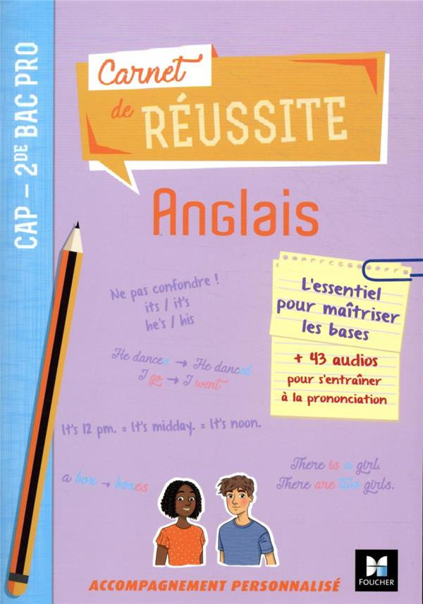 Carnet de réussite Anglais CAP - 2de Bac Pro. Edition 2021