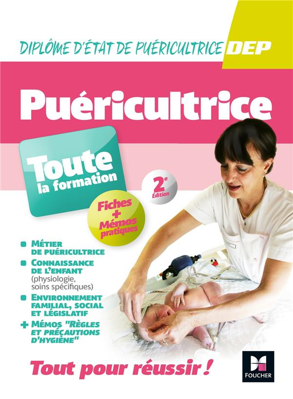 Puéricultrice. Toute la formation, fiches   mémos pratiques, 2e édition