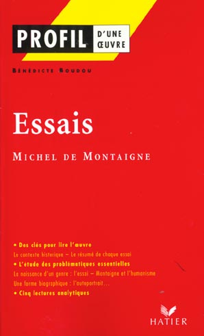 Essais (1580-1588), Michel de Montaigne