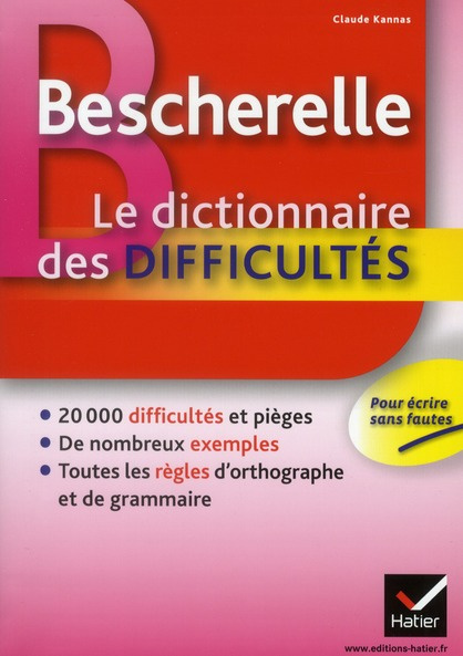 Le Dictionnaire des difficultés