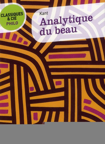 Analytique du beau