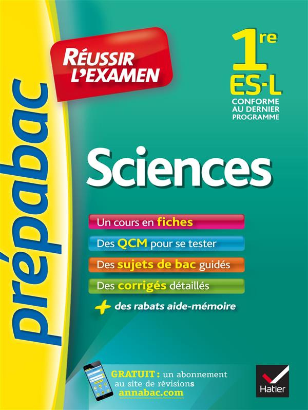Sciences 1re L, ES