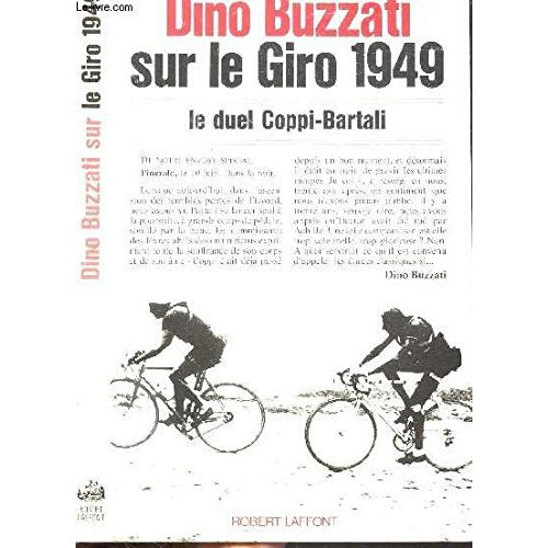 Dino Buzzati sur le Giro 1949. Le duel Coppi-Bartali