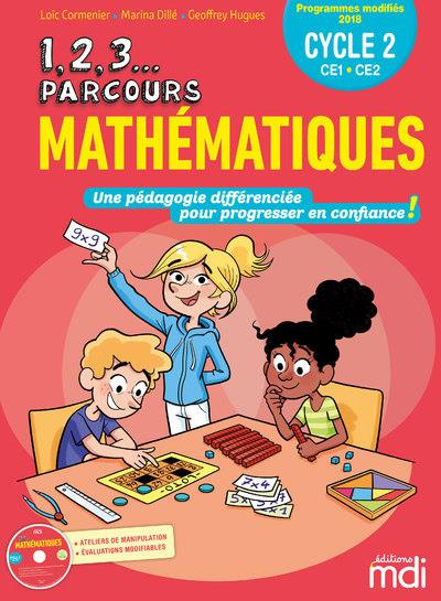1, 2,3 ...parcours. Mathématiques Cycle 2 CE1-CE2.