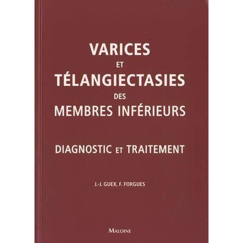 Varices et téléangiecasties des membres inférieurs. Diagnostic et traitement