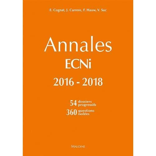 Annales ECNi 2016-2018