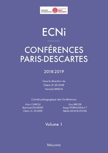 ECNi Conférences Paris-Descartes 2018-2019. Volume 1
