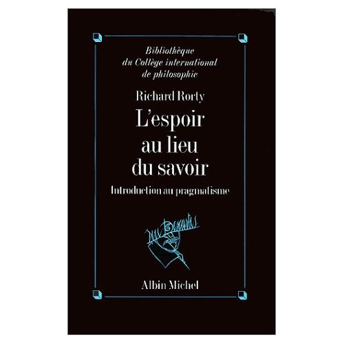 RUE DESCARTES . L'ESPOIR AU LIEU DU SAVOIR