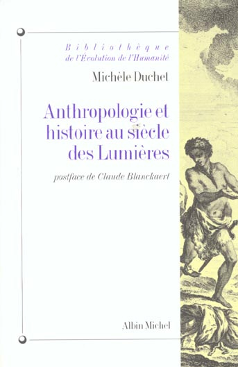 Anthropologie et histoire au siècle des Lumières