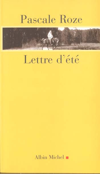 Lettre d'été