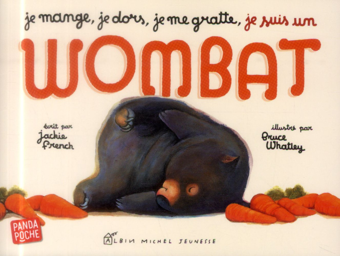 Je mange, je dors, je me gratte, je suis un wombat