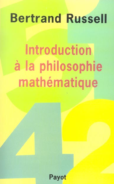 Introduction à la philosophie mathématique