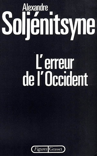 L ERREUR DE L OCCIDENT