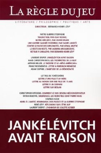 La Règle du jeu N° 29, Septembre 2005