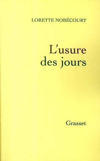 L'usure des jours