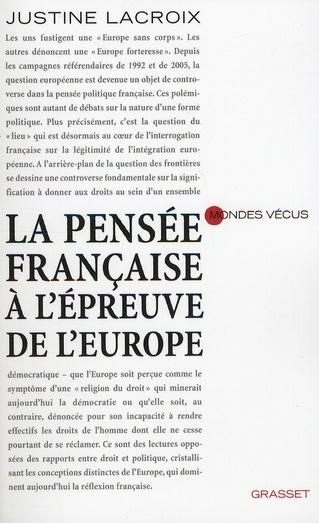 La pensée française à l'épreuve de l'Europe