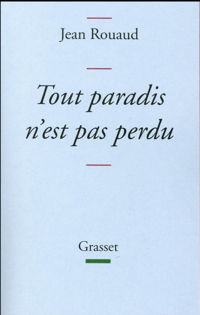 Tout paradis n'est pas perdu. Chronique de 2015 à la lumière de 1905