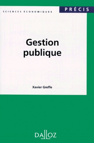 GESTION PUBLIQUE. Edition 1999