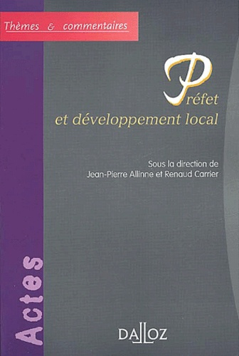 Préfet et développement local