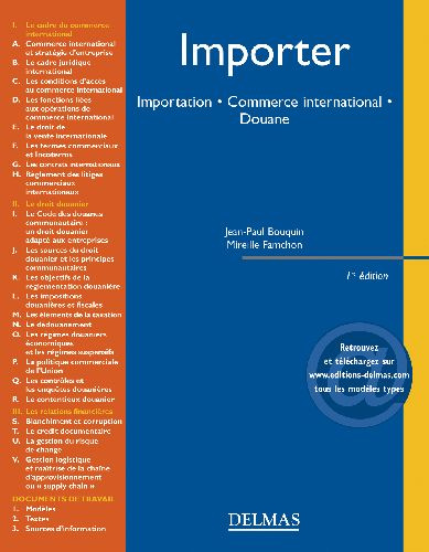 IMPORTER - IMPORTATION . COMMERCE INTERNATIONAL . DOUANE - 1ERE ED.