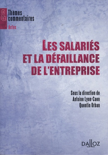 Les salariés et la défaillance de l'entreprise