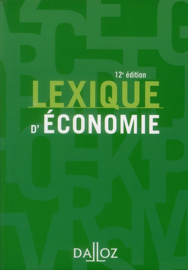 Lexique d'économie