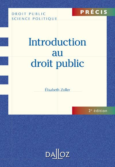 Introduction au droit public. 2e édition