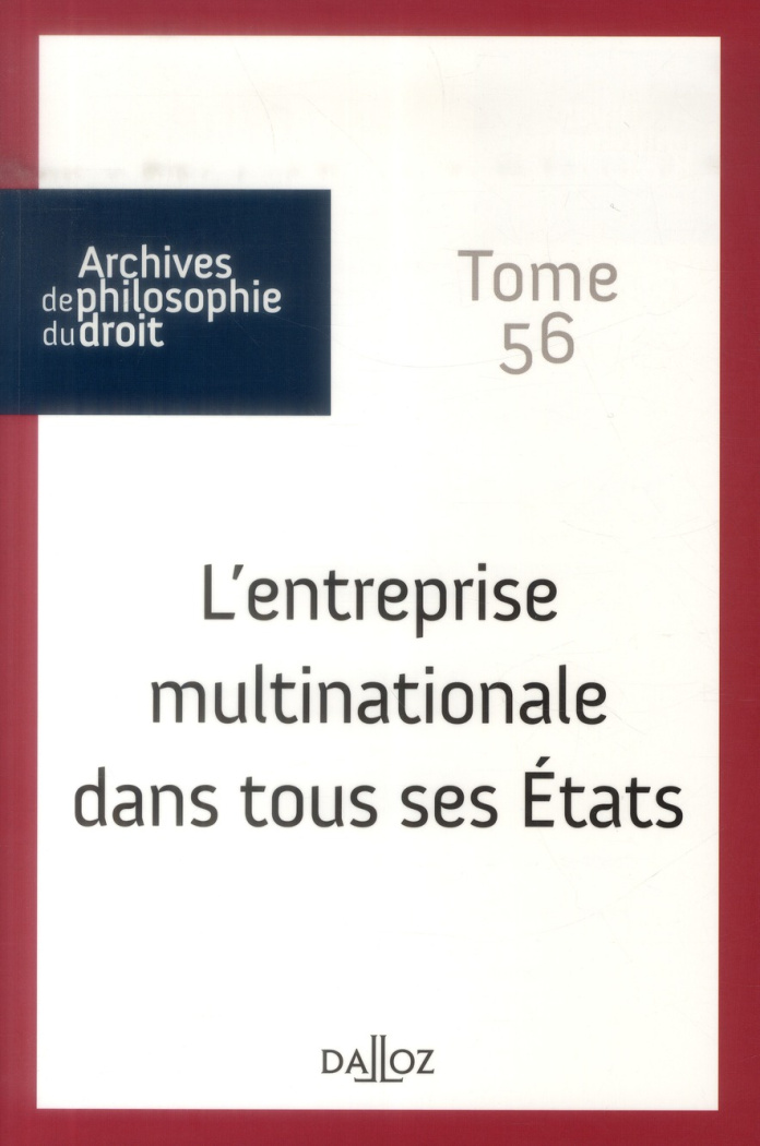 L'entreprise multinationale dans tous ses Etats
