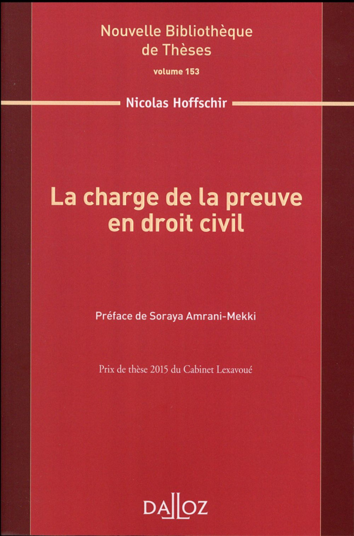 La charge de la preuve en droit civil
