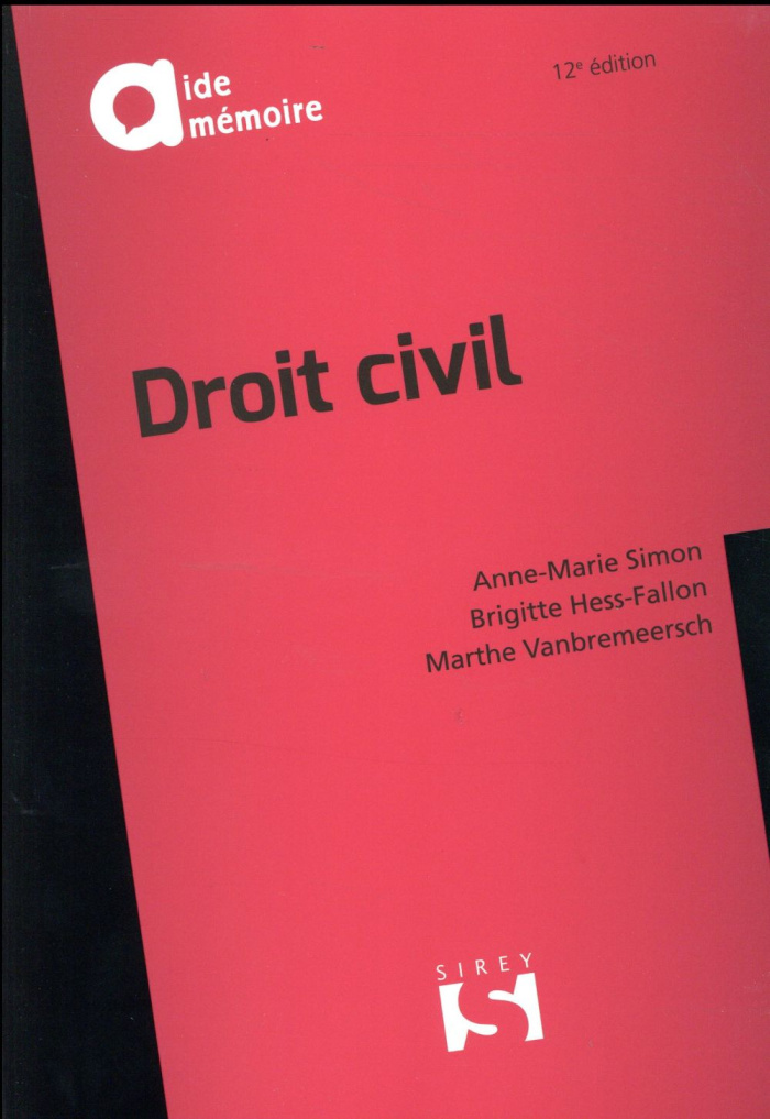 Droit civil. 12e édition