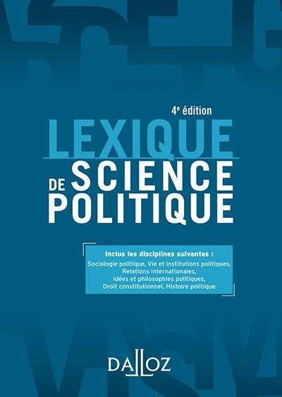 Lexique de science politique. 4e édition