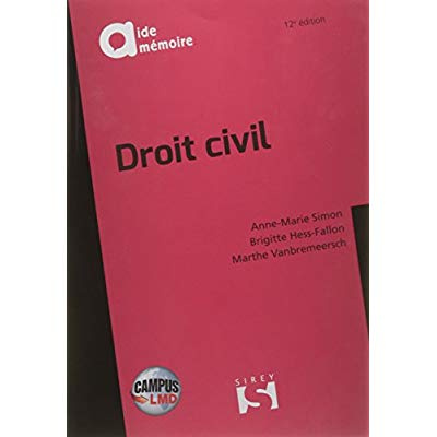 DROIT CIVIL 12E ED AIDE-MEMOIRE CAMPUS