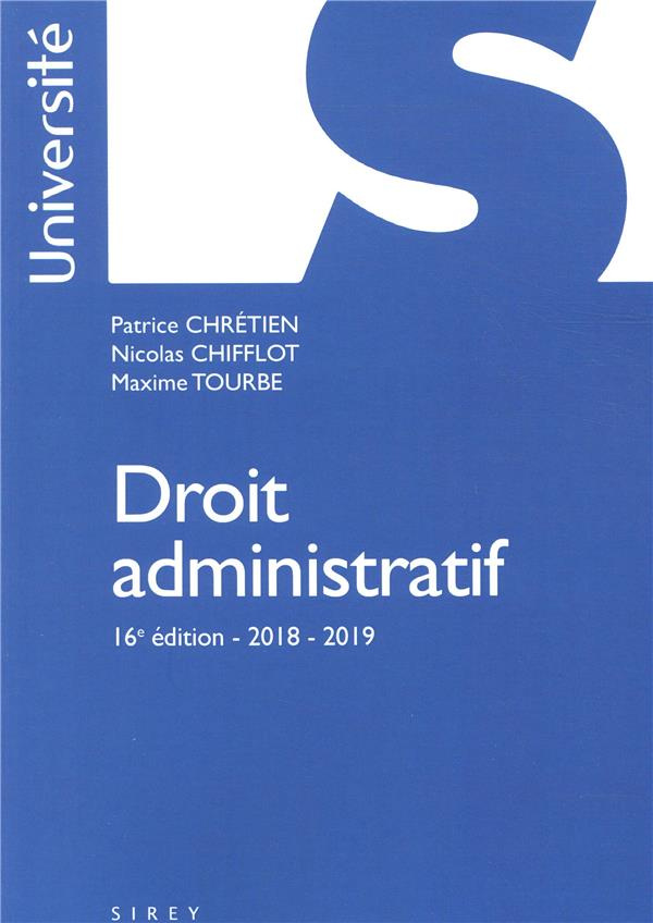Droit administratif. Edition 2018-2019