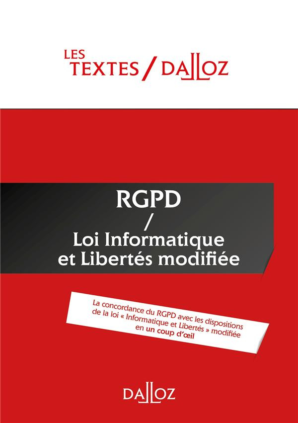 RGPD, Loi informatique et Libertés modifiée