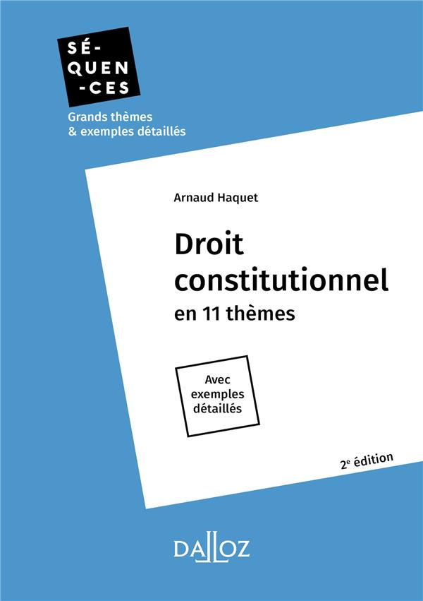 Droit constitutionnel. Edition 2019