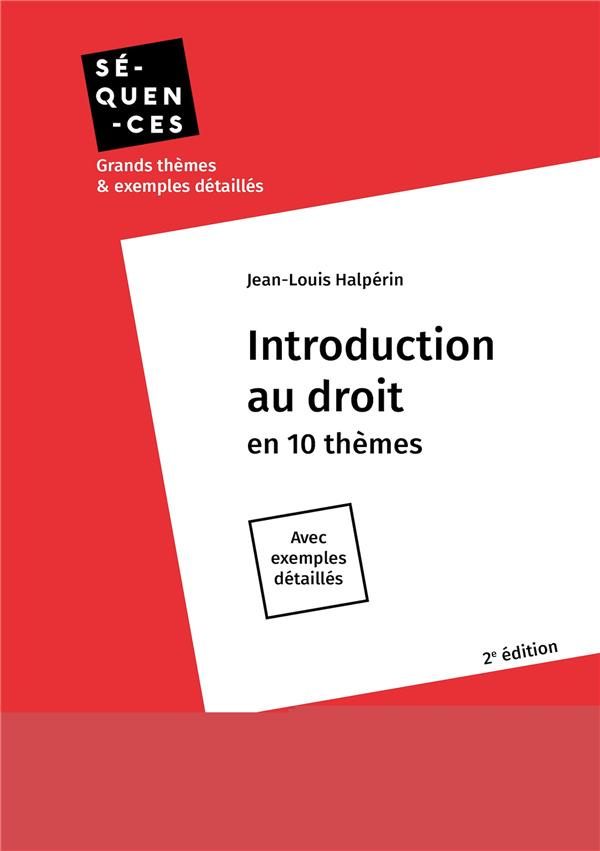Introduction au droit. 2e édition