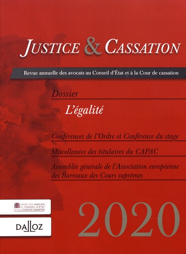 Justice & Cassation 2020 : L'égalité