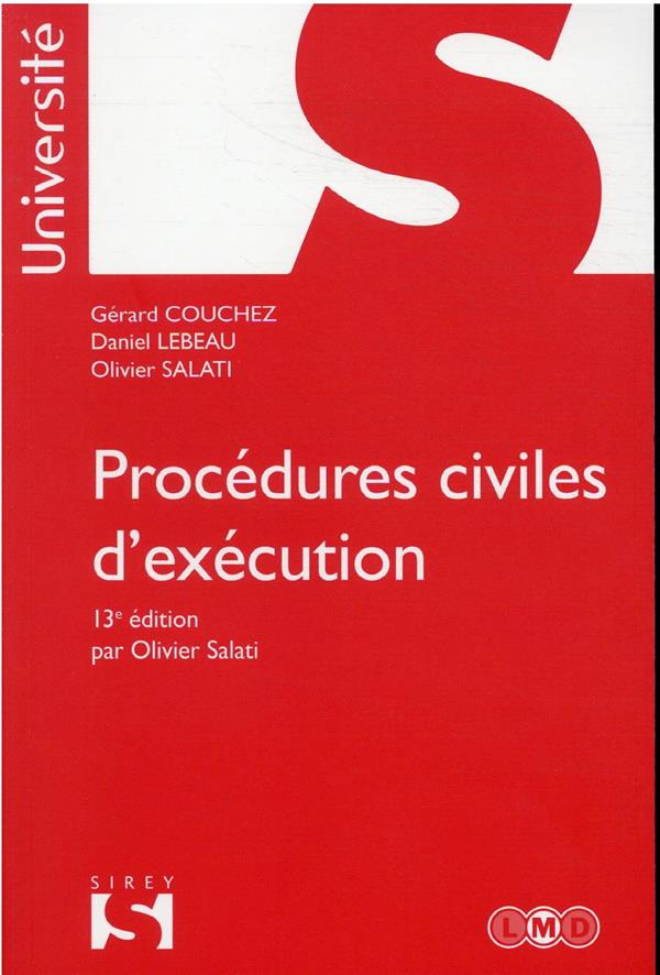 Procédures civiles d'exécution. 13e édition