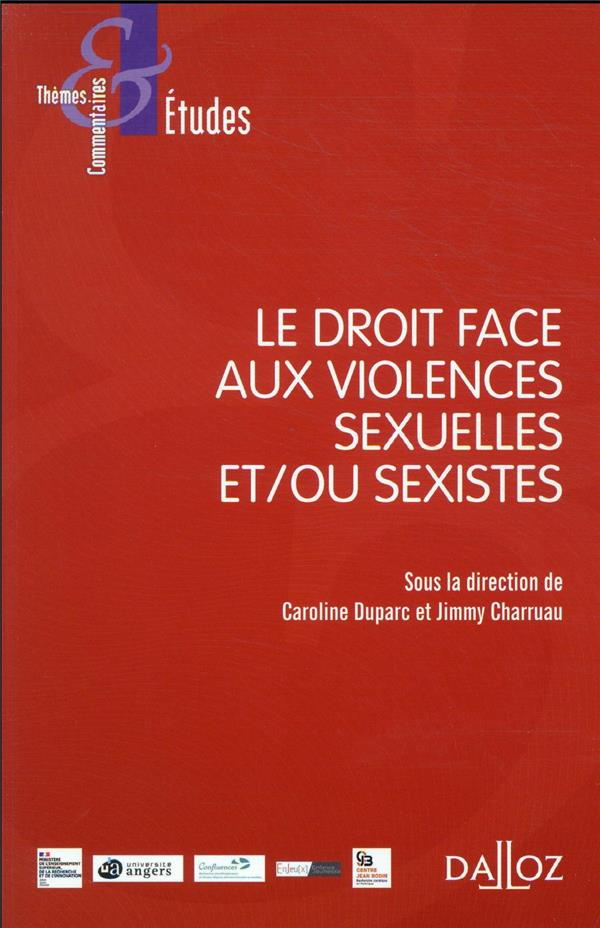 Le droit face aux violences sexuelles et/ou sexistes